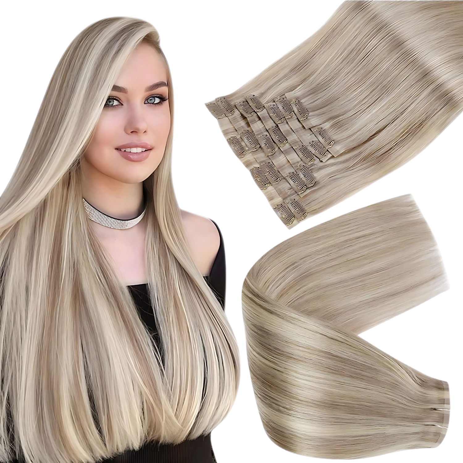 Clip-In Extension, The Creamy White