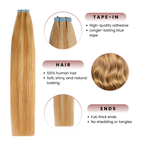 Tape-In Extension, Sweet Chestnut