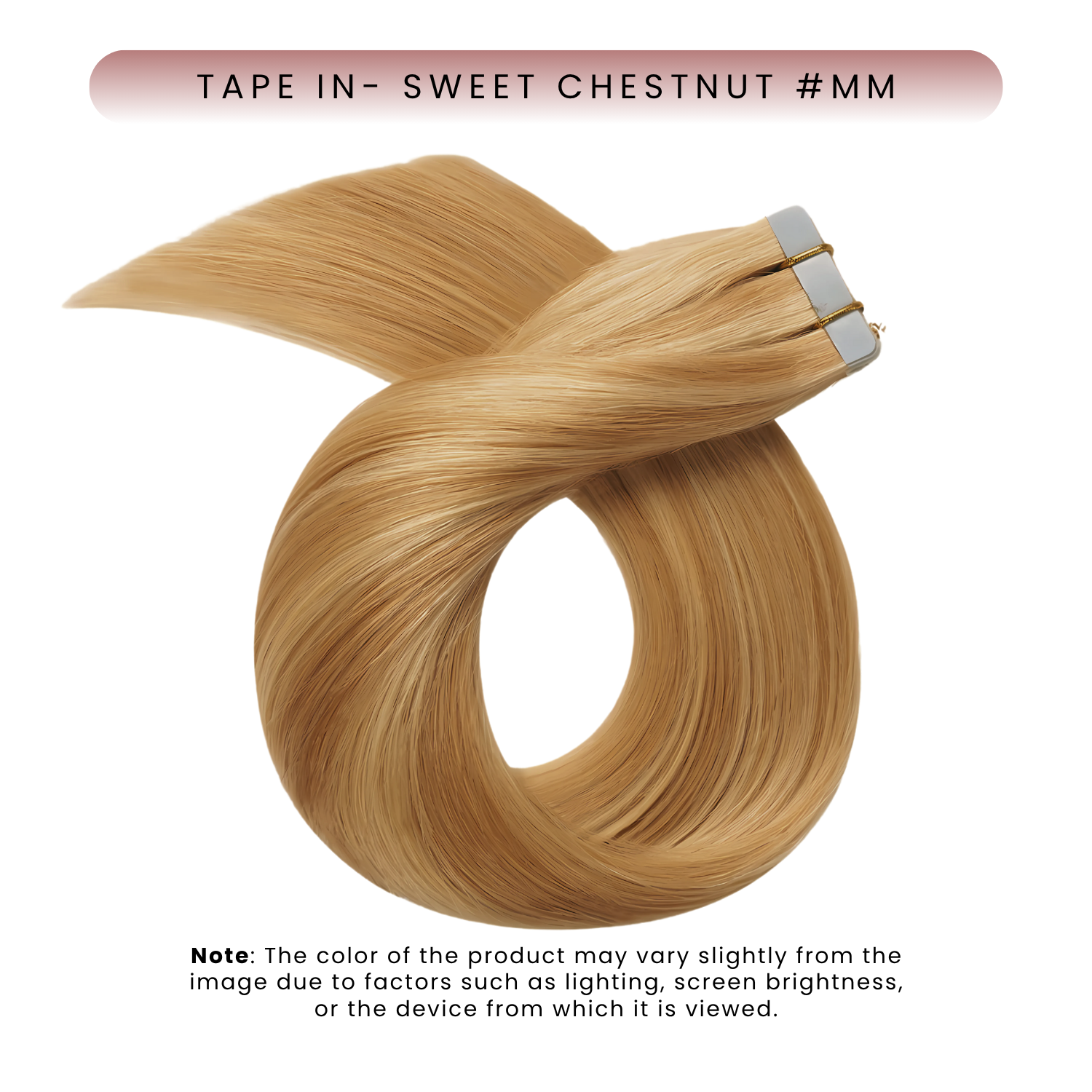 Tape-In Extension, Sweet Chestnut