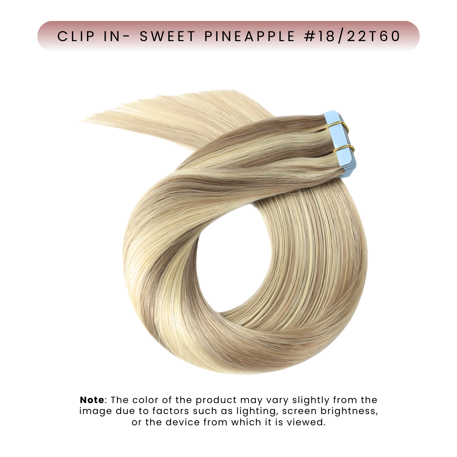 Tape-In Extension, Sweet Pineapple