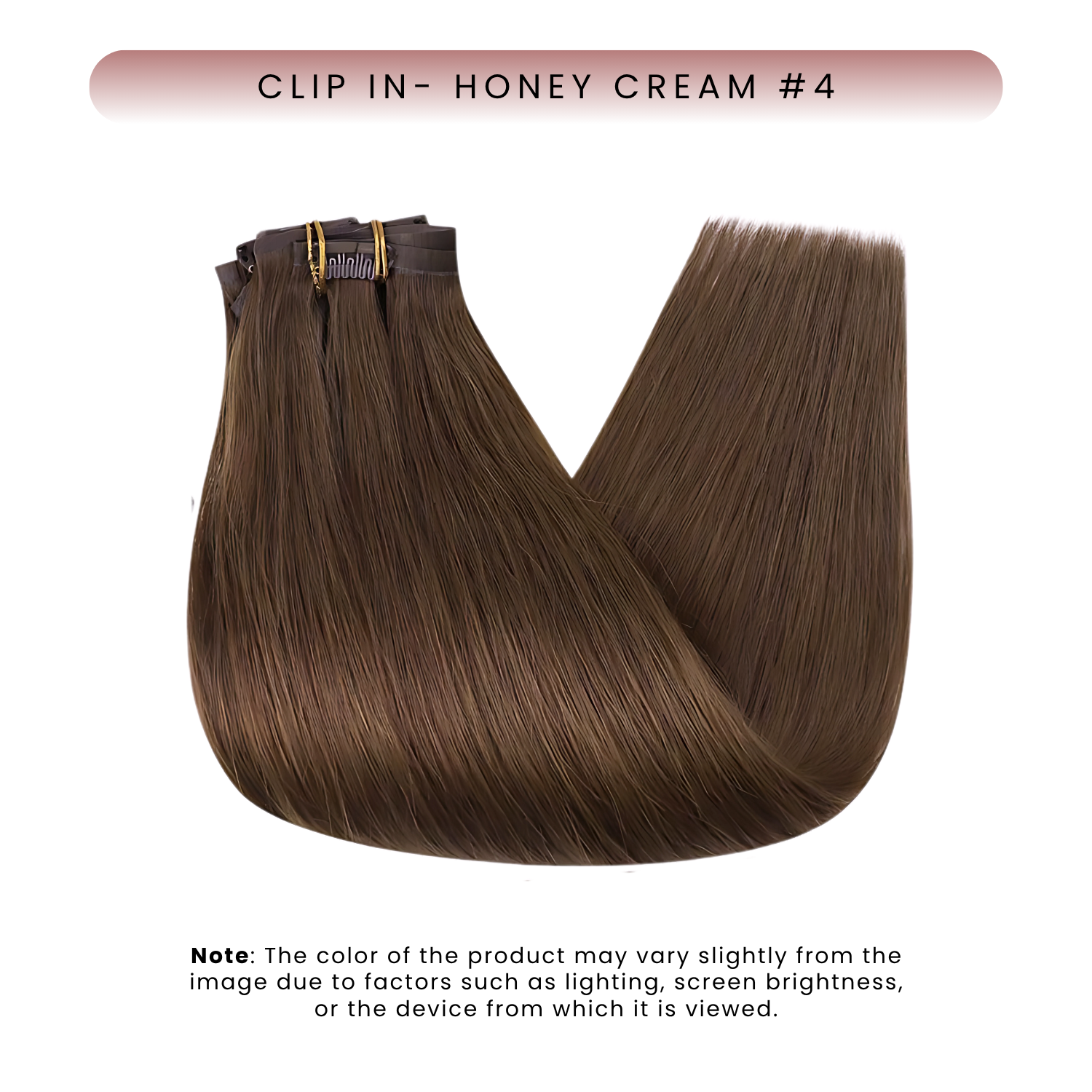 Clip-In Extension, Honey Cream