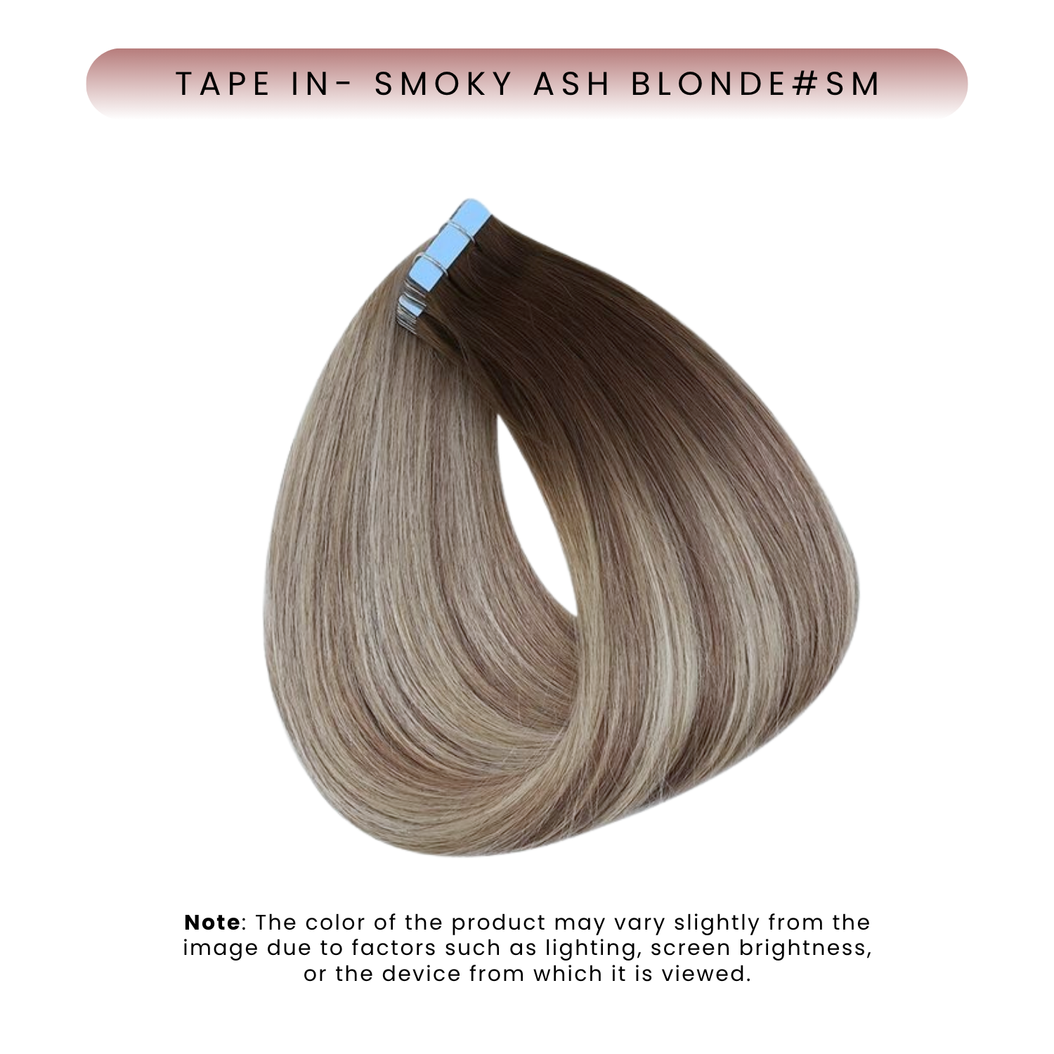 Tape-In Extension, Smoky Ash Blonde