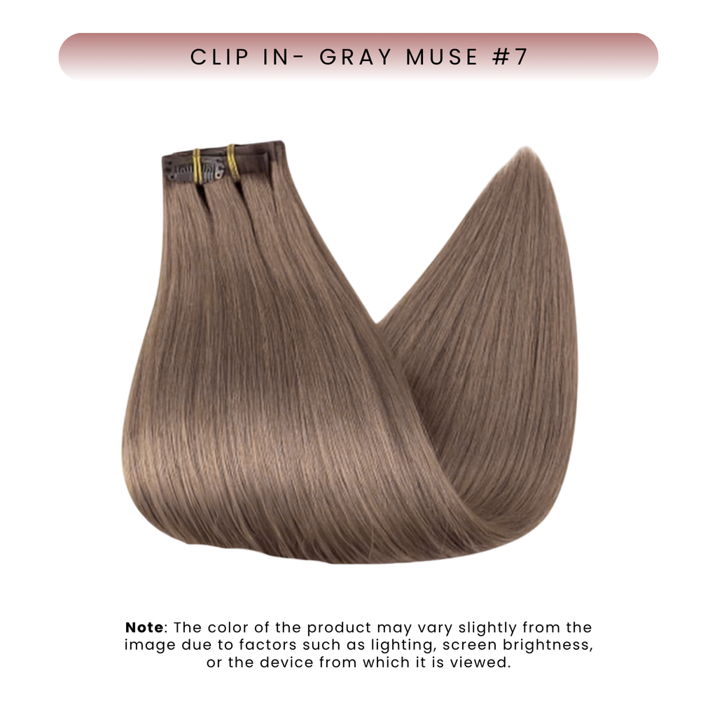 Clip-In Extension, Gray Muse