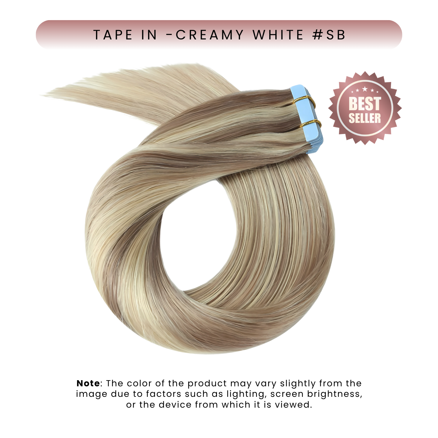 Tape-In Extension, The Creamy White